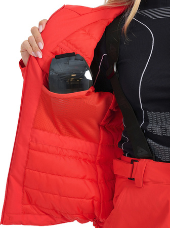 Kurtka narciarska damska 4F F0954 czerwona 4FWAW25TTJAF0954 62S