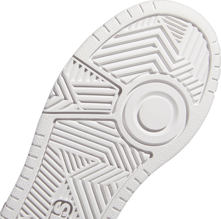 Buty dziecięce adidas Hoops Mid białe GW0401