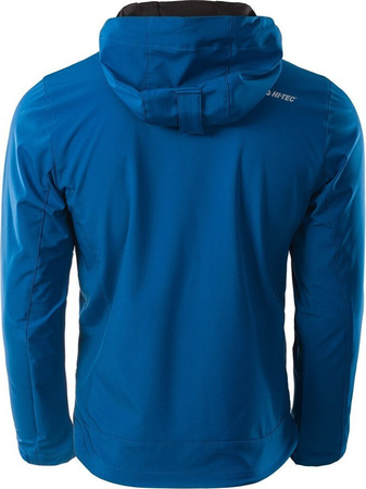 Męska kurtka przejściowa softshell membrana 10000mm Hi-Tec Nils granatowa rozmiar XXL