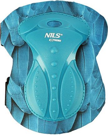 Zestaw ochraniaczy dla młodzieży na rolki deskorolkę hulajnogę Nils Extreme H727 zielone rozmiar L