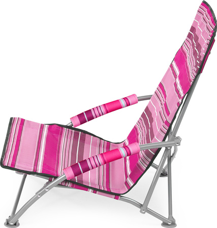 NC3035 KRZESŁO PLAŻOWE RÓŻOWE NILS