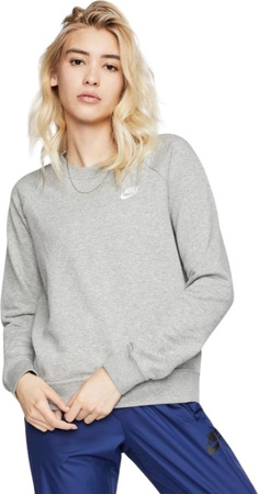 Bluza damska Nike Essentials Crew FLC szara BV4110 063