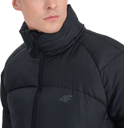 Kurtka puchowa męska 4F M0707 głęboka czerń 4FRAW25TDJAM0707 20S