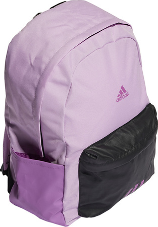 Plecak sportowy szkolny miejski adidas Classic Badge of Sport 3-Stripes Backpack fioletowy HM9147