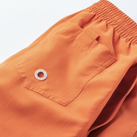 Dziecięce szorty spodenki kąpielowe Aquawave Apeli Junior pomarańczowe rozmiar 140