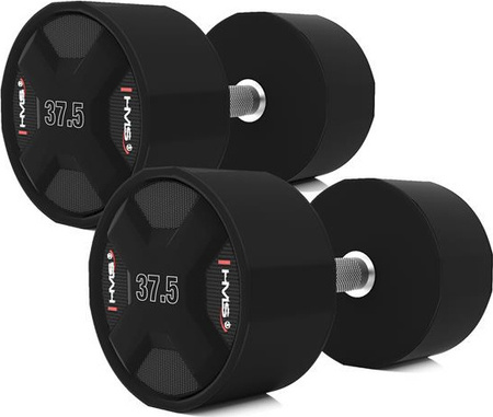 Zestaw hantli poliuretanowych 2 x 27.5 - 37.5 kg cpu (325 kg) HMS HPC SET