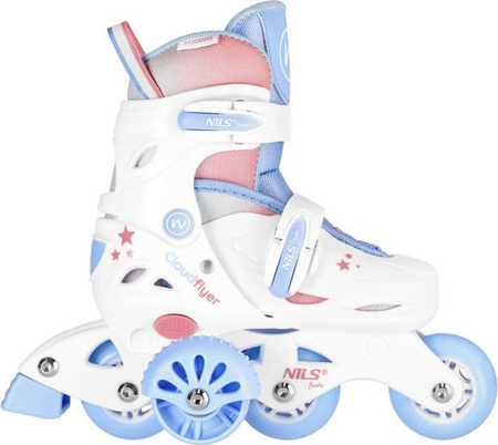 Dzięciece łyżworolki wrotki 3w1 regulowane Nils fun NJ1190 rozmiar S (30-33)