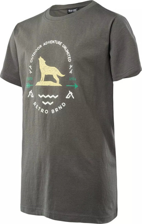 Dziecięca koszulka bawełniana z krótkim rękawem Hi-tec Nino r 140/146 cm