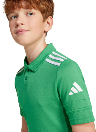 Koszulka dla dzieci adidas Squadra 25 Polo zielona JY3410