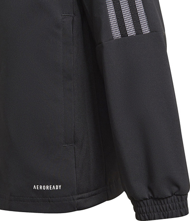 Kurtka dla dzieci adidas Tiro 21 Windbreaker czarna GP4975