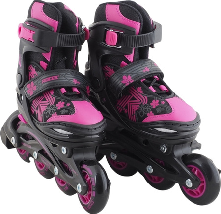 Łyżworolki Roces Jokey 3.0 Girl czarno-różowe 400846 02