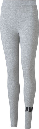 Legginsy dla dzieci Puma ESS Logo Leggings jasnoszare 587035 04