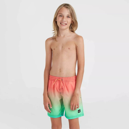 Dziecięce szorty O'neill JACK O'NEILL CALI GRADIENT 14'' SWIM SHORTS living coral simple gradient panel rozmiar 152