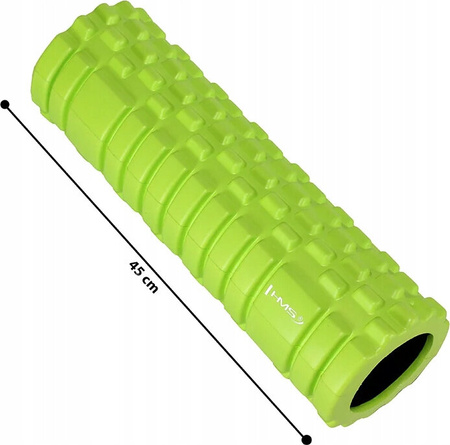 Wałek roller fitness joga HMS 45 x 14 cm