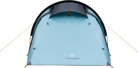 Namiot kempingowy turystyczny north peak Nils camp NC6003 2 osobowy niebieski 270x180x110cm