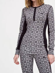 Damska bluza termoaktywna Kari Traa Rose czarny rozmiar XS