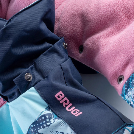 Dziecięca kurtka ocieplana narciarska membrana 2000mm Brugi 3ak5 rozmiar 128-134 cm
