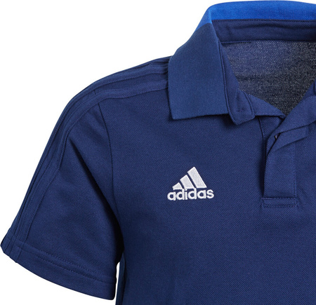 Koszulka dla dzieci adidas Condivo 18 Cotton Polo JUNIOR granatowa CF4368