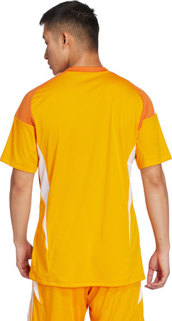 Koszulka bramkarska męska adidas Tiro 25 Competition Jersey Short Sleeve pomarańczowa JN4502