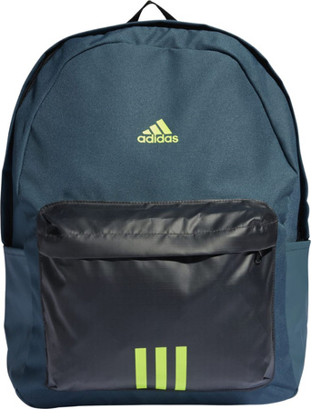Plecak sportowy szkolny miejski adidas Classic Badge of Sport 3-Stripes turkusowy IK5722