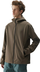 Kurtka męska softshell 4F M324 brązowa 4FWSS25TSOFM324 81S