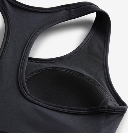 Stanik sportowy Nike Swoosh Nesium Support czarny DX6821 010