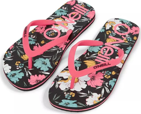 Dziecięce japonki O'neill PROFILE GRAPHIC SANDALS black/blue bluemchen rozmiar 34