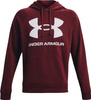 Bluza męska Under Armour Rival Fleece Big Logo HD bordowa 1357093 690