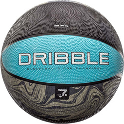 Piłka do koszykówki koszykowa Meteor Dribble szaro-niebieska 07091