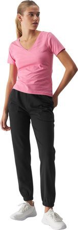 Koszulka damska 4F F1649 różowa 4FWAW24TTSHF1649 54S