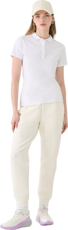 Koszulka damska polo 4F F514 biała 4FWMM00TPTSF514 10S