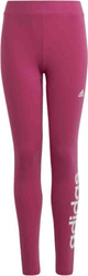 Legginsy dla dzieci adidas Essentials Linear Logo Cotton Tights różowe IC3581