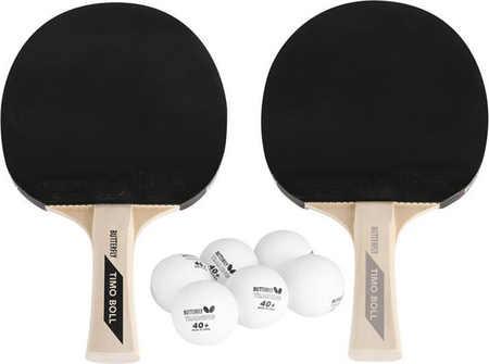 Zestaw rakietek do ping ponga Butterfly Boll 2 rak.,6 piłeczek