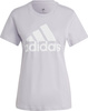 Koszulka damska adidas Loungwear Essentials Logo Tee fioletowa IC0633