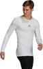 Koszulka męska adidas Compression Long biała GU7334