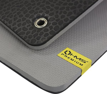 Mata do ćwiczeń fitness yoga klubowa z otworami HMS Premium MFK02 120x60x2 cm