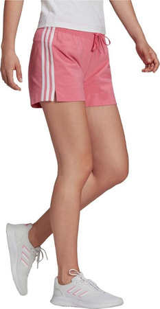 Spodenki damskie adidas Essentials Slim 3- różowe H07885