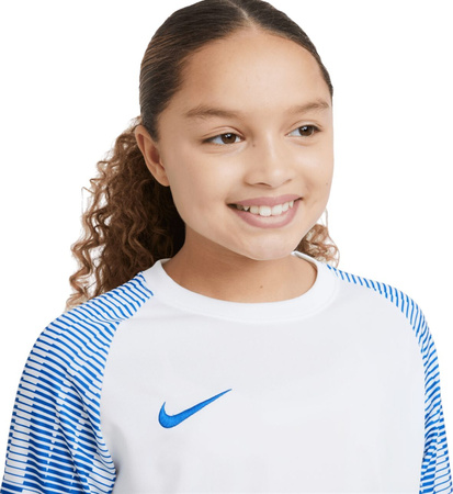 Koszulka dla dzieci Nike Df Academy Jsy SS biała DH8369 102