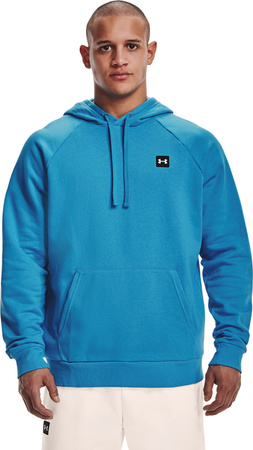 Bluza męska Under Armour Rival Fleece Hoodie niebieska 1357092 422