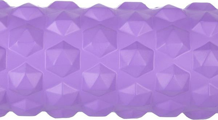 Wałek roller fitness do rolowania HMS FS107 31,5 cm fioletowy