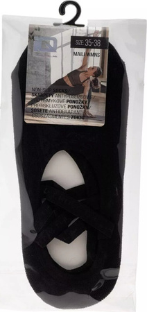Damskie skarpety stopki Iq cross the line MAILI WMNS czarny rozmiar 35-38