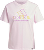 Koszulka damska adidas Xpress Logo różowa IY3413