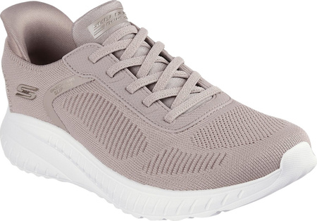 Buty damskie Skechers Bobs Squad beżowe 117497 TPE