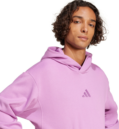 Bluza męska adidas ALL SZN French Terry Hoodie fioletowa IY4160