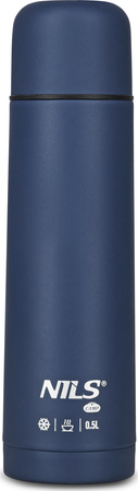 Termos turystyczny ze stali nierdzewnej Nils Camp  Nils Camp NC3803 niebieski 500 ml