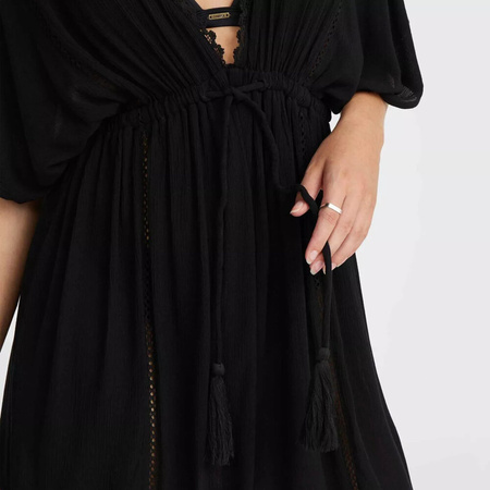 Damska sukienka O'neill ESSENTIALS MONA BEACH COVER UP black out rozmiar M
