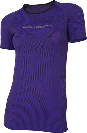 Koszulka damska Brubeck 3D PRO fioletowa SS12030