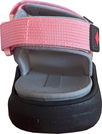 Sandały dla dzieci Lee Cooper szaro-różowe LCW-24-34-2603K