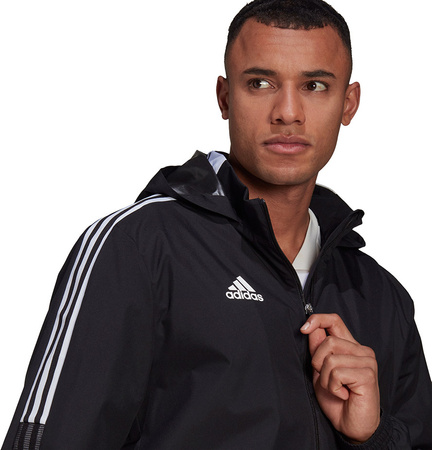 Bluza męska adidas Tiro 21 Allweather czarna GH4466