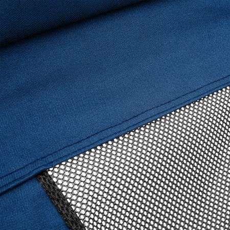 Krzesło turystyczne kempingowe składane bardzo lekkie granatowe Nils Camp NC3322